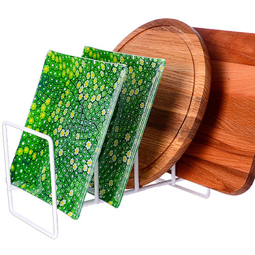 АЛТ409 Подставка д/тарелок и досок без поддона 23,5х12,5х12,5см металл (х8) - Mayer&boch фото 2