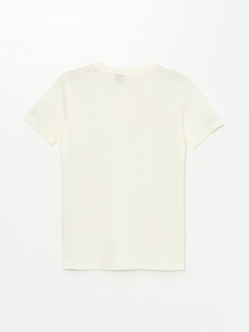 Bisiklet Yaka Naruto Bask?l? K?sa Kollu Erkek ?ocuk Ti??rt - Waikiki фото 2