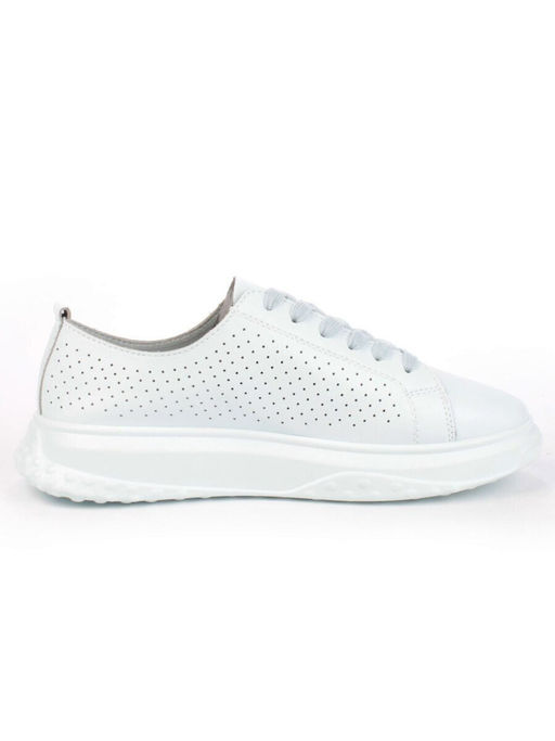 05-PDXL141-2 LT. BLUE Кроссовки женские (натуральная кожа)