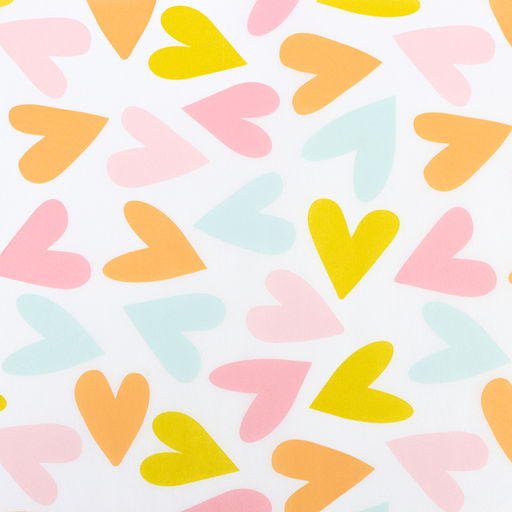 Цена за 10 шт. Бумага упаковочная тишью С любовью, 50 см ? 70 см, 17 грамм