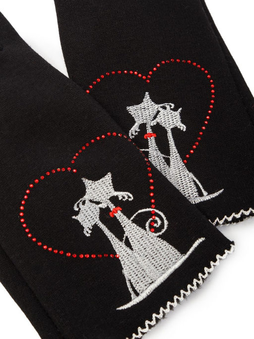 Перчатки жен Labbra LB-CP-131 black  фото 7