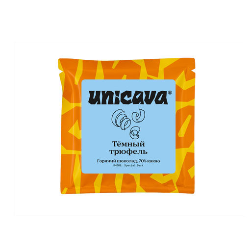 Тёмный трюфель, горячий шоколад 70 %