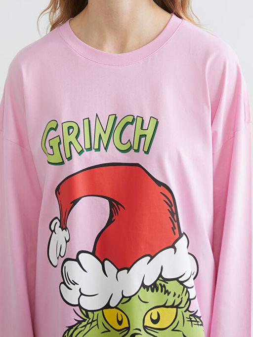 Grinch Bask?l? Kad?n Pijama Tak?m?