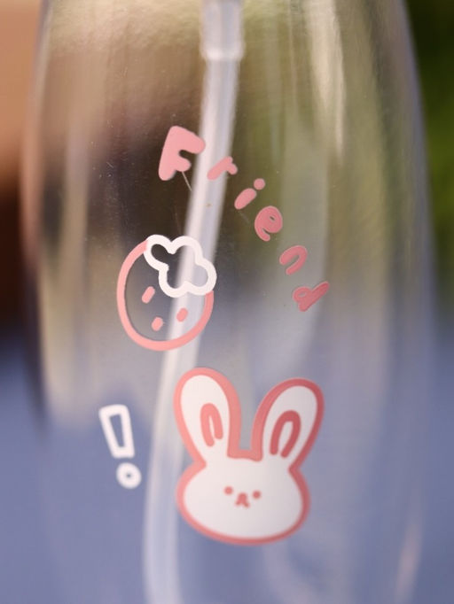 Дорожная бутылочка "Bear rabbit", pink (85 ml)