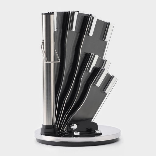 Набор кухонных принадлежностей на подставке Ardone, 7 предметов: 5 ножей, мусат и ножницы, цвет хромированный - Simaland фото 27