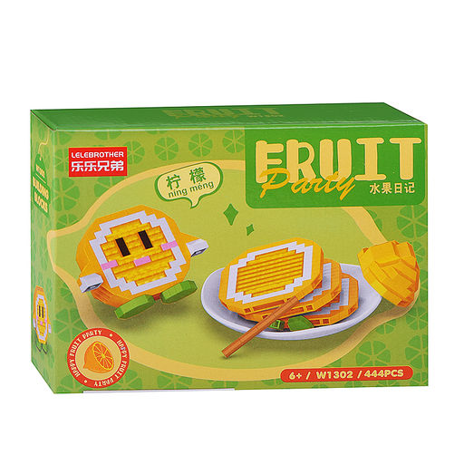 Конструктор "Весёлый лимон" (444 дет.) в коробке