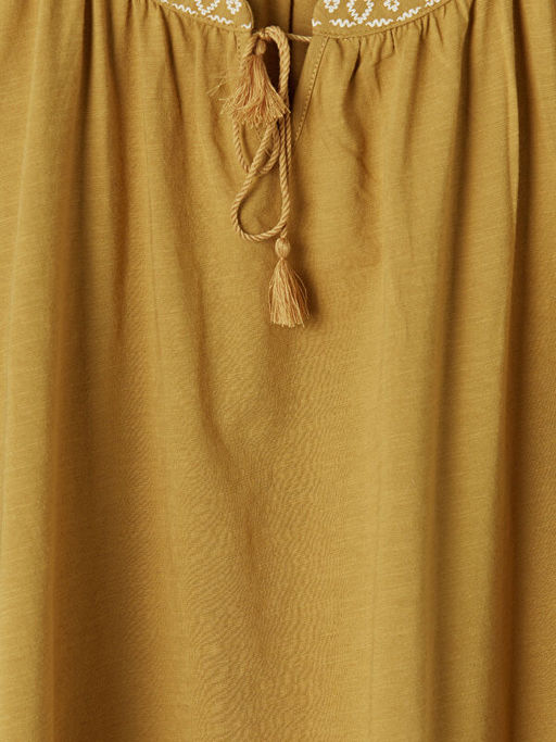 Ba?lama Yaka Nak??l? Bluz