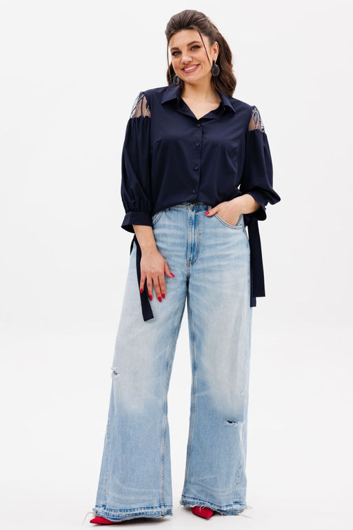 Блуза ANELLI 1238 сумерки  фото 7