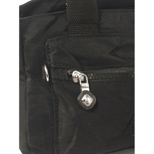 Сумка женская текстиль BoBo-8910, 1отд, плечевой ремень, черный 265999  фото 3