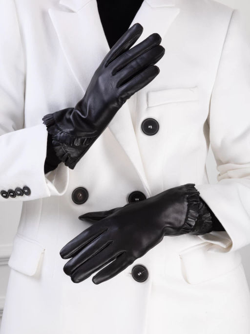 Перчатки женские 100% ш IS803 black - Eleganzza фото 11