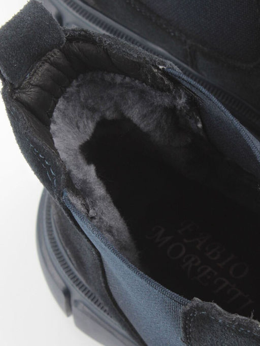 05-M6611-R70 DK. BLUE Ботинки зимние мужские (натуральная кожа, натуральный мех)