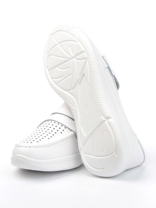 06-ST9183-2 WHITE Туфли летние женские (натуральная кожа)