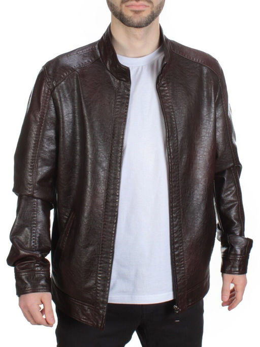 211 BROWN Куртка из эко-кожи мужская