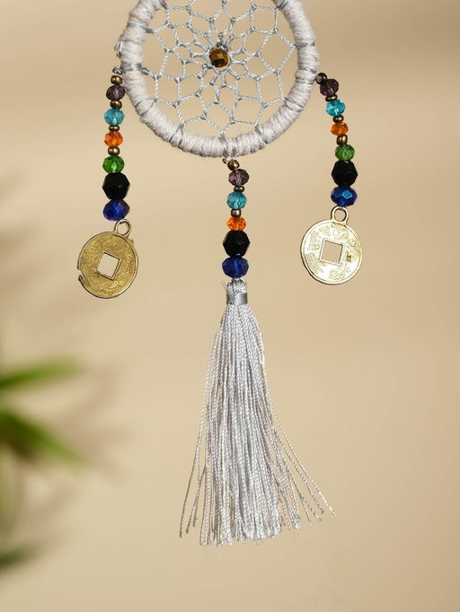 Брелок «Ловец снов», 4×15 см, бежевый