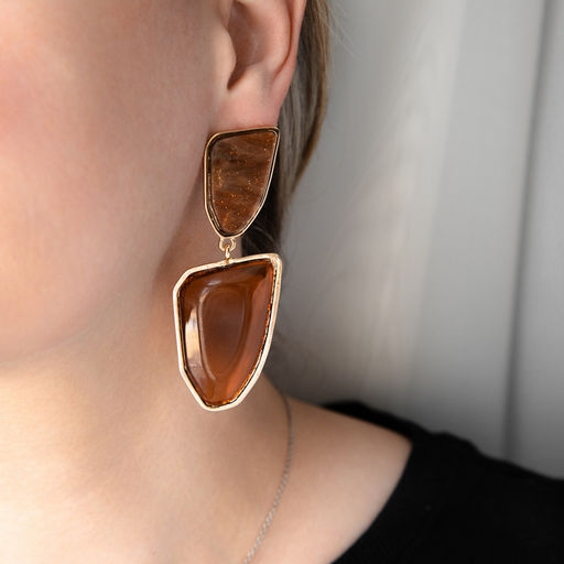 Серьги Арт. 3V-8389-Y - MyGemma фото 2