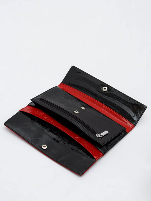 Кошелек 7023-14 black red Velina Fabbiano