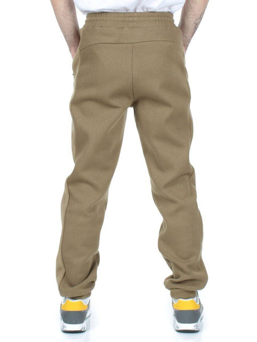 B39BR DARK BEIGE Брюки спортивные мужские (90% хлопок, 10% полиэстер) - Fashion фото 5