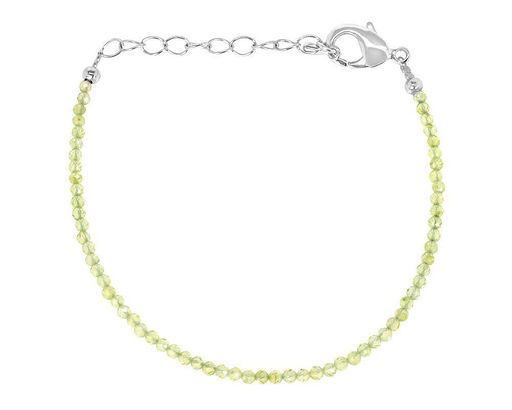 Браслет, хризолит шар грань 2 , 5 природный Бразилия, КА-0103