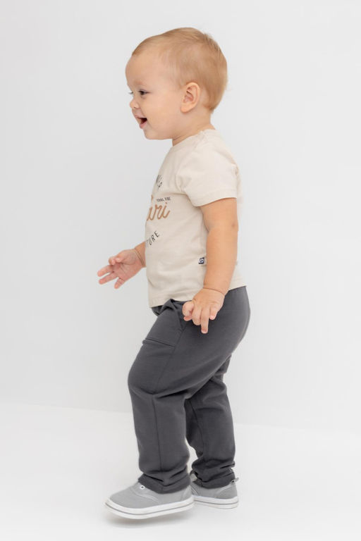 Crockid _ КР 400747/темно-серый к542 брюки д/мал яс  фото 3