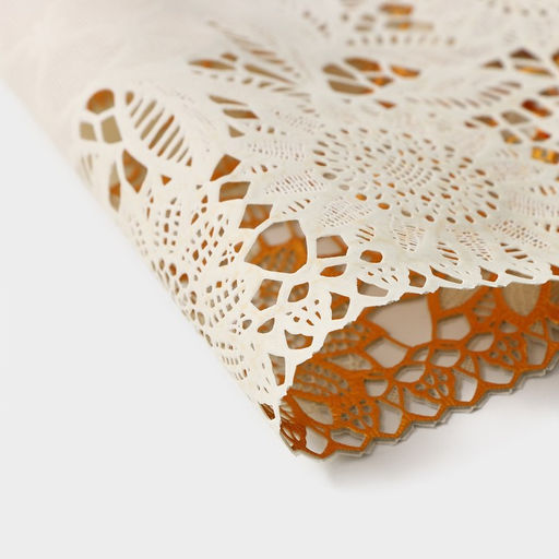 Цена за 12 шт. Салфетка сервировочная на стол «Подсолнухи», 45×30 см, цвет золотой