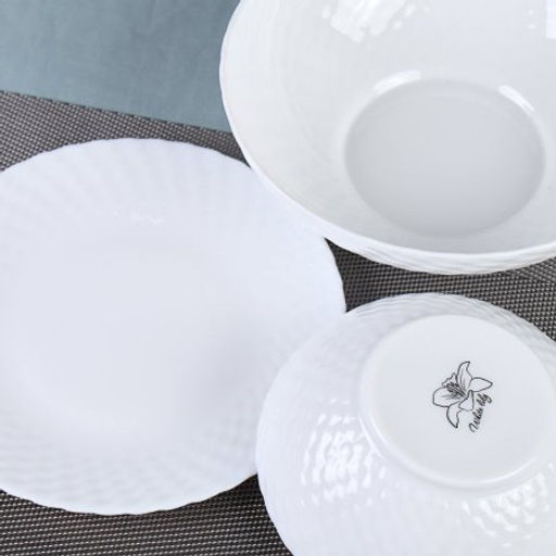 Столовый набор 13 предметов белый фактурный / WV13AT/75685 (WHITE) /уп 4/ С / - Галеонтрейд фото 5