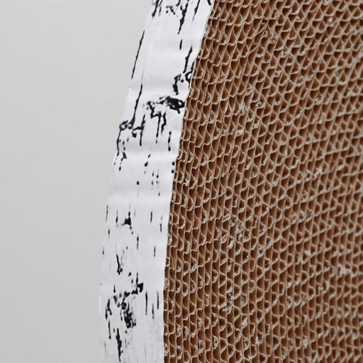 Гофрокогтеточка Пижон круглая Спил березы, с пропиткой, 35 х 2,5 см  фото 4