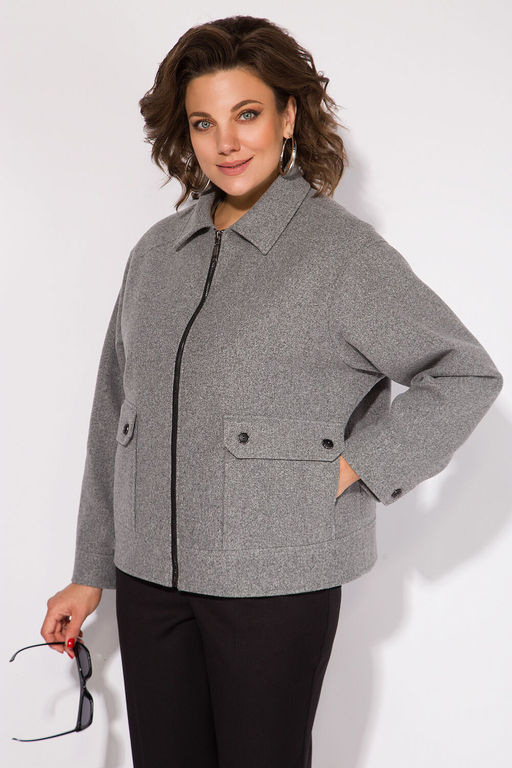 Костюм Liliana 1482БрПн серый+черный