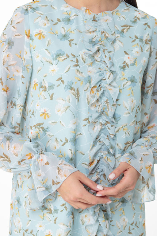 Платье ANELLI 1013 аквамарин фото 4