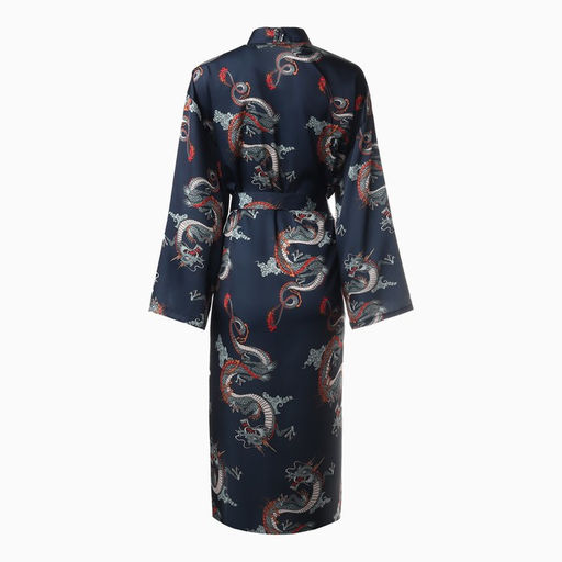 Халат домашний женский KAFTAN «Дракон», размер 44-46, синий