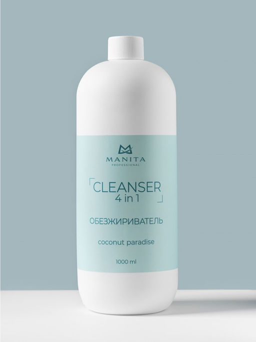 Manita Professional Обезжириватель для ногтей универсальный 4 в 1 / Coconut Paradise, 1000 мл