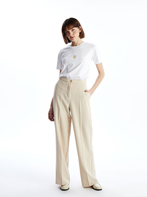 Bisiklet Yaka Nak??l? Kad?n Ti??rt