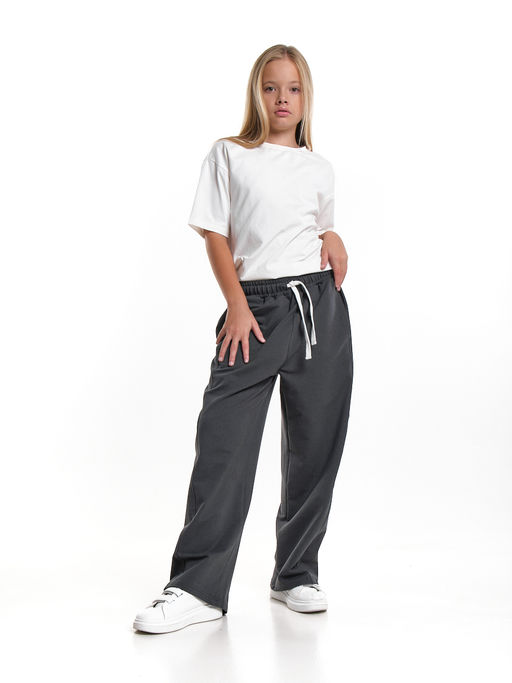 Брюки с лампасом 22-6009 графит - Mini maxi фото 7