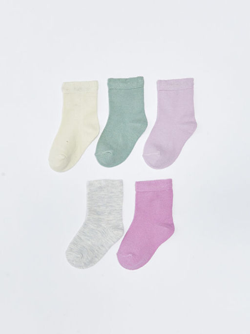 Basic K?z Bebek Soket ?orap 5li - Waikiki фото 2