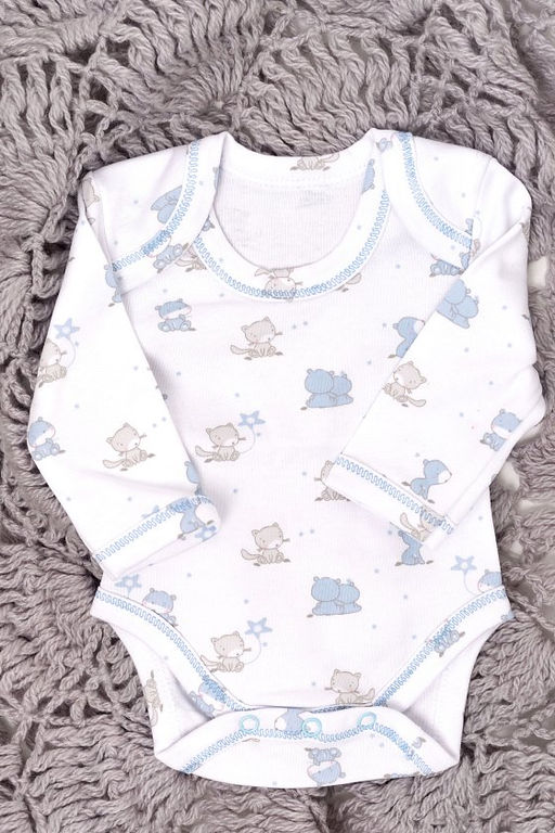 Боди М423010е Бел. голубой