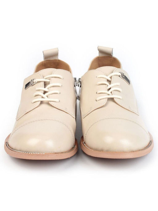 03-HP9958M BEIGE Полуботинки женские (натуральная кожа)