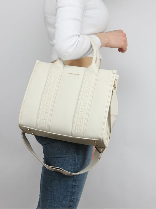 Сумка женская искусственная кожа DJ-CM 7172-COCONUT CREAM, 2отд, плечевой ремень, кремовый SALE 263821 - Adelia фото 9