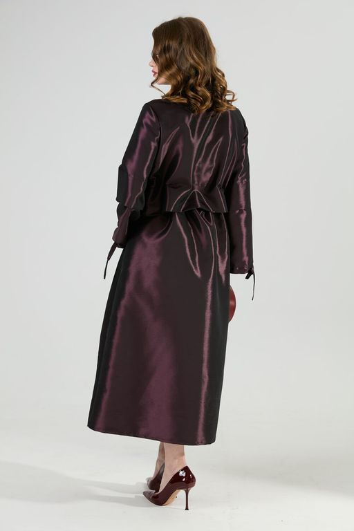 Платье NIKVA н944-9 сливовый  фото 6