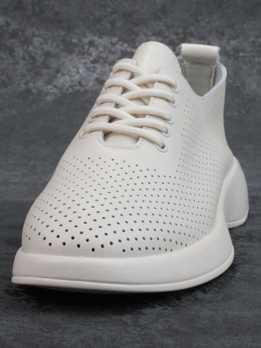 03-YD8-1D LT. BEIGE Полуботинки женские (натуральная кожа)