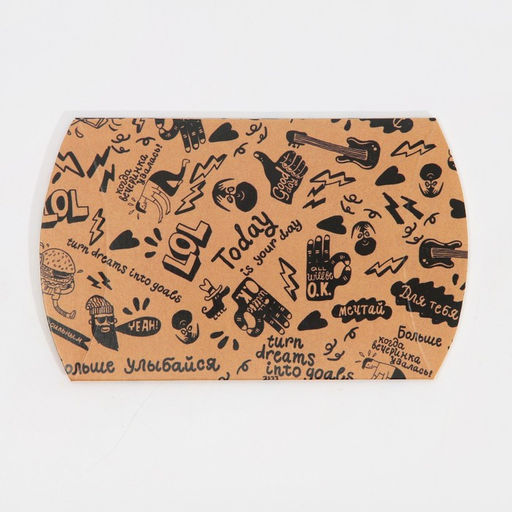 Цена за 5 шт. Коробка подарочная складная фигурная, упаковка, Брутальность, 11?8?2 см