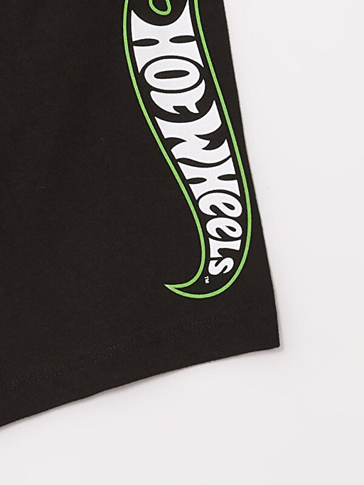 Beli Lastikli Hotwheels Bask?l? Erkek ?ocuk Pijama ?ort - Waikiki фото 2