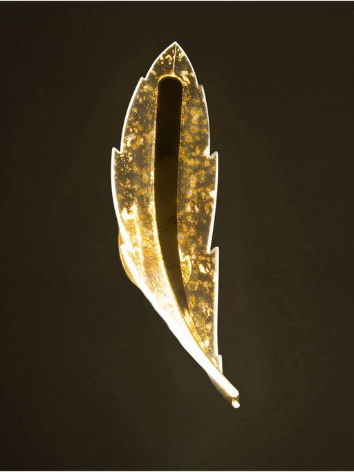 Бра настенное BayerLux Ursula, 14 Вт, LEd, 4000-6000К, золото, 35×13×13 см