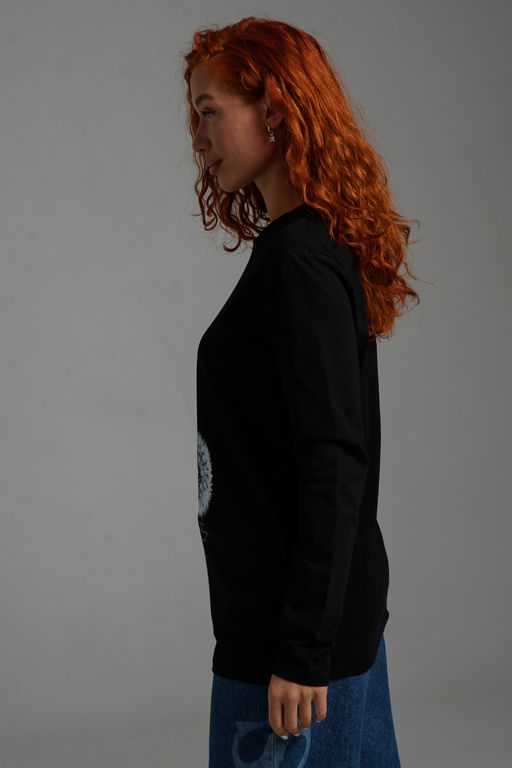 8543 Футболка с длинным рукавом женская