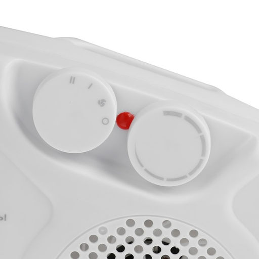 Тепловентилятор Luazon LTO-05, напольный, спиральный, 2000 Вт, 20 м², 2 режима, белый