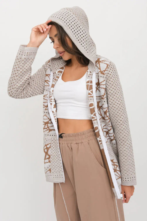 ЗЛАТА Жакет 5-1066к/кофе-молоч