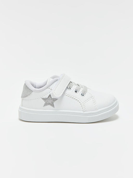 Ba?c?k ve C?rt C?rtl? K?z Bebek Spor Ayakkab? - Waikiki фото 2