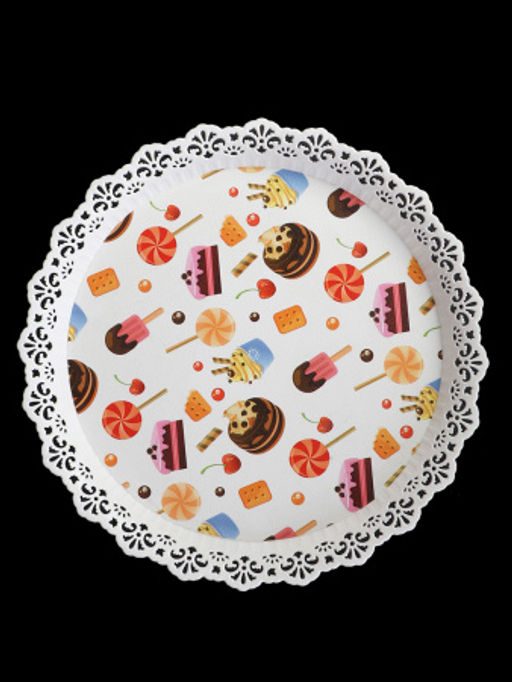 Поднос круглый 30x2,5 см / JCA168 /уп 120/ - Галеонтрейд фото 8