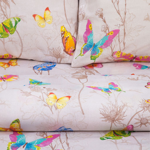 Постельное бельё Этель 1,5 сп., Бабочки, размер 143х215 см, 150х214 см, 70х70 см - 2 шт.  фото 8