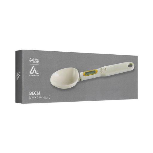 Мерная ложка Luazon LV-507, электронная, до 0.5 кг, белая - Luazon home фото 17