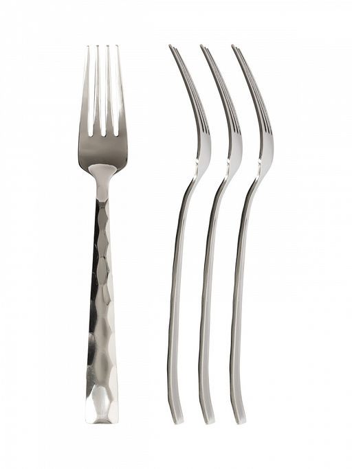 Набор столовых приборов 16 шт. серебро нержавеющая сталь - Lucky фото 5