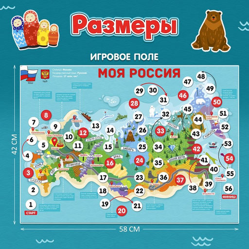 Игра-бродилка Моя Россия - Лас играс kids фото 9